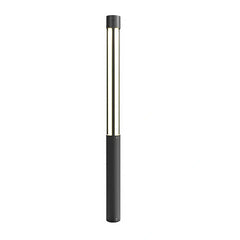 Baliza exterior LED de diseño moderno IP65 negra para jardín