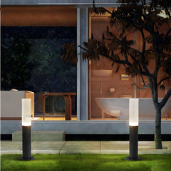 Iluminación Baliza De Exterior LED IP65 Diseño Minimalista Jardín Negra