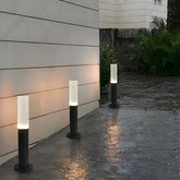 Iluminación Baliza De Exterior LED IP65 Diseño Minimalista Jardín Negra