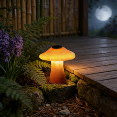 Lámpara de Seta Solar LED Exterior Jardín de Diseño