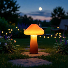 Lámpara de Seta Solar LED Exterior Jardín de Diseño