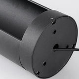 Baliza de Luz Para Jardin LED Solar de Diseño Moderno de Metal Negro