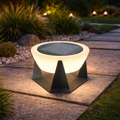 Sobremuro Exterior LED Solar de Diseño Moderno sin Cables IP65 para Terraza