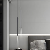 Lámpara Colgante Lineal LED Estilo Minimalista para Mesita de Noche