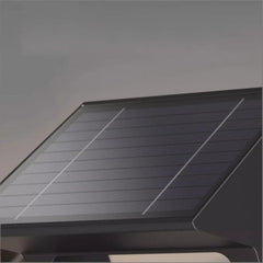 Baliza Solar de Jardín LED IP65 de Diseño Moderno Rectangular Negra