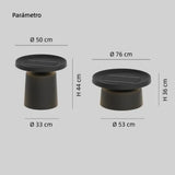 Lámpara de Pie para Terraza Exterior LED Solar IP65 Diseño Moderno Negra