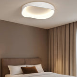 Lámpara de techo de diseño moderno redonda LED blanca luz suave para dormitorio