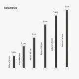 Aplique exterior largo sensor de movimiento IP65 minimalista para porche negro