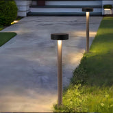 Baliza de Exterior Jardin LED IP65 Diseño Moderno Metal Negra