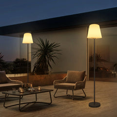 Lámpara de Pie para Terraza Exterior LED Solar IP65 Diseño Moderno