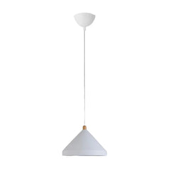 Luz colgante de comedor de sombra en forma de cono negro Luz