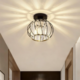 Lámpara de techo para pasillo de cristal moderna LED Ø20 cm