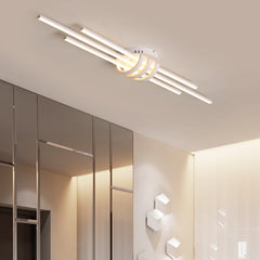 Lámpara de Techo LED Moderna de Tres Barras para Pasillo