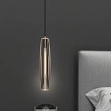 Lámpara Colgante para Mesita de Noche LED Tubo de Vidrio Moderno