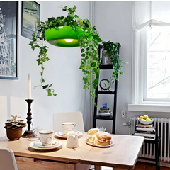 Lámpara con plantas colgantes LED de diseño moderno para comedor
