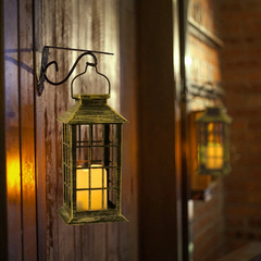 Farol Solar LED de Exterior Retro para Jardín IP65