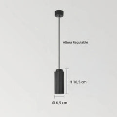 Lámpara Nordica Colgante LED de Estilo Morandi con Altura Regulable para Comedor
