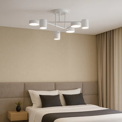 Lámpara de techo moderna LED articulada de diseño metal para dormitorio