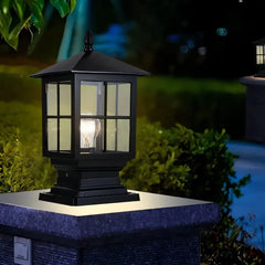Farol sobremuro exterior moderno IP65 para jardín y terraza
