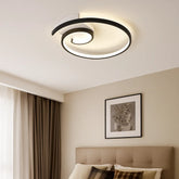 Lámpara de Techo LED Moderna en Espiral para Dormitorio