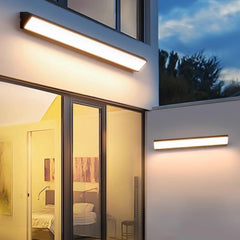 Lámpara Moderna de Pared para Entrada Exterior de Diseño Largo