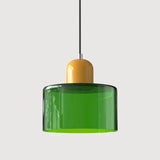 Lámpara colgante de vidrio nórdica LED Morandi para comedor