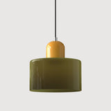 Lámpara colgante de vidrio nórdica LED Morandi para comedor