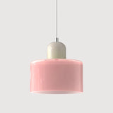 Lámpara colgante de vidrio nórdica LED Morandi para comedor