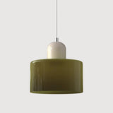 Lámpara colgante de vidrio nórdica LED Morandi para comedor