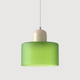 Lámpara colgante de vidrio nórdica LED Morandi para comedor