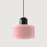 Lámpara colgante de vidrio nórdica LED Morandi para comedor