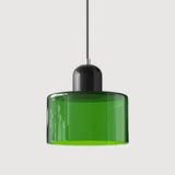 Lámpara colgante de vidrio nórdica LED Morandi para comedor