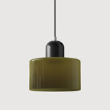 Lámpara colgante de vidrio nórdica LED Morandi para comedor