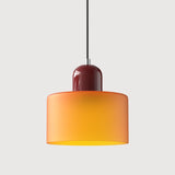 Lámpara colgante de vidrio nórdica LED Morandi para comedor