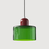 Lámpara colgante de vidrio nórdica LED Morandi para comedor