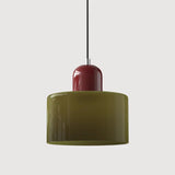 Lámpara colgante de vidrio nórdica LED Morandi para comedor