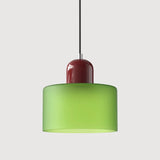 Lámpara colgante de vidrio nórdica LED Morandi para comedor