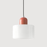 Lámpara colgante de vidrio nórdica LED Morandi para comedor