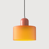 Lámpara colgante de vidrio nórdica LED Morandi para comedor
