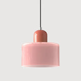Lámpara colgante de vidrio nórdica LED Morandi para comedor