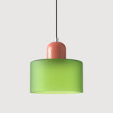Lámpara colgante de vidrio nórdica LED Morandi para comedor