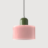 Lámpara colgante de vidrio nórdica LED Morandi para comedor