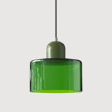 Lámpara colgante de vidrio nórdica LED Morandi para comedor