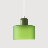 Lámpara colgante de vidrio nórdica LED Morandi para comedor