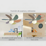 Ventilador de techo infantil silencioso con motor inverter color Morandi Ø76 cm