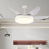 Ventilador de techo silencioso con luz LED y mando a distancia de 6 aspas