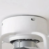 Ventilador de techo con luz silencioso sin aspas DC regulable Ø 50 cm para dormitorio