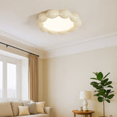 Lámpara de Techo LED Redonda Moderna para Salón con Iluminación Tricolor