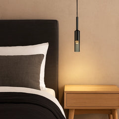 Lámpara Colgante de Botellas de Vidrio Diseño Moderno para Mesita de Noche