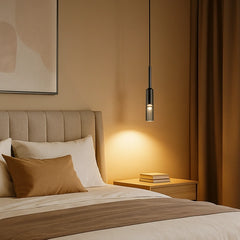 Lámpara Colgante de Botellas de Vidrio Diseño Moderno para Mesita de Noche